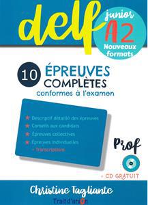 Nouveau Delf Junior A2 10 Epreuves Completes - Professeur