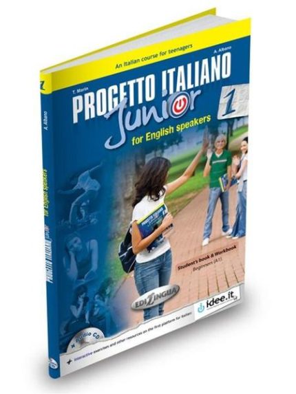 Progetto Italiano Junior 1 for English speakers Libro + audio + video