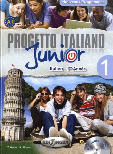 Progetto Italiano Junior 1 pour francophones Methode + audio