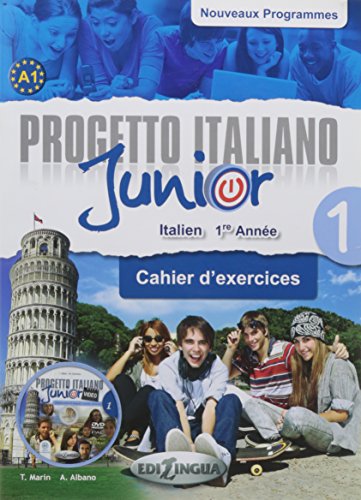Progetto Italiano Junior 1 pour francophones Cahier + video