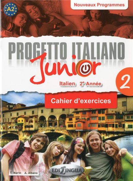 Progetto Italiano Junior 2 pour francophones Cahier + video