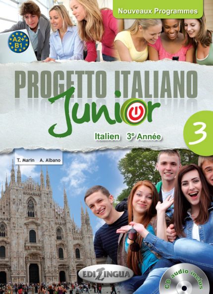 Progetto Italiano Junior 3 pour francophones Methode + audio
