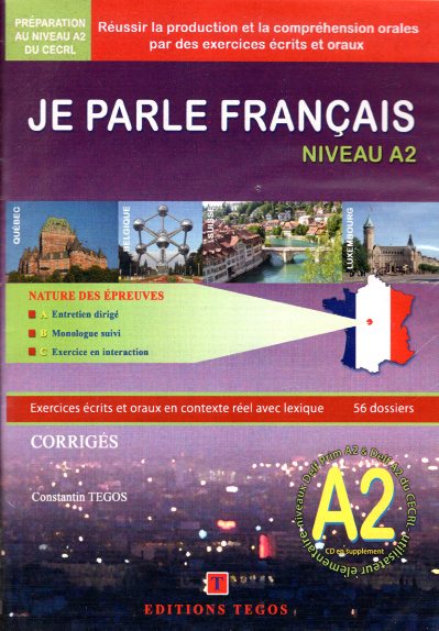Je Parle Francais Niveau A2 Corriges + CD