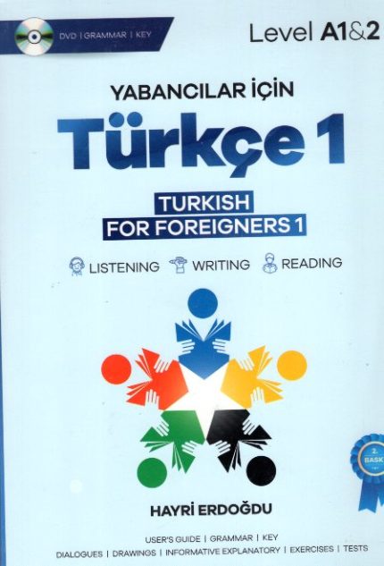 Yabancilar Icin Turkce 1 Turkish For Foreigners 1 + DVD+Grammar+Key