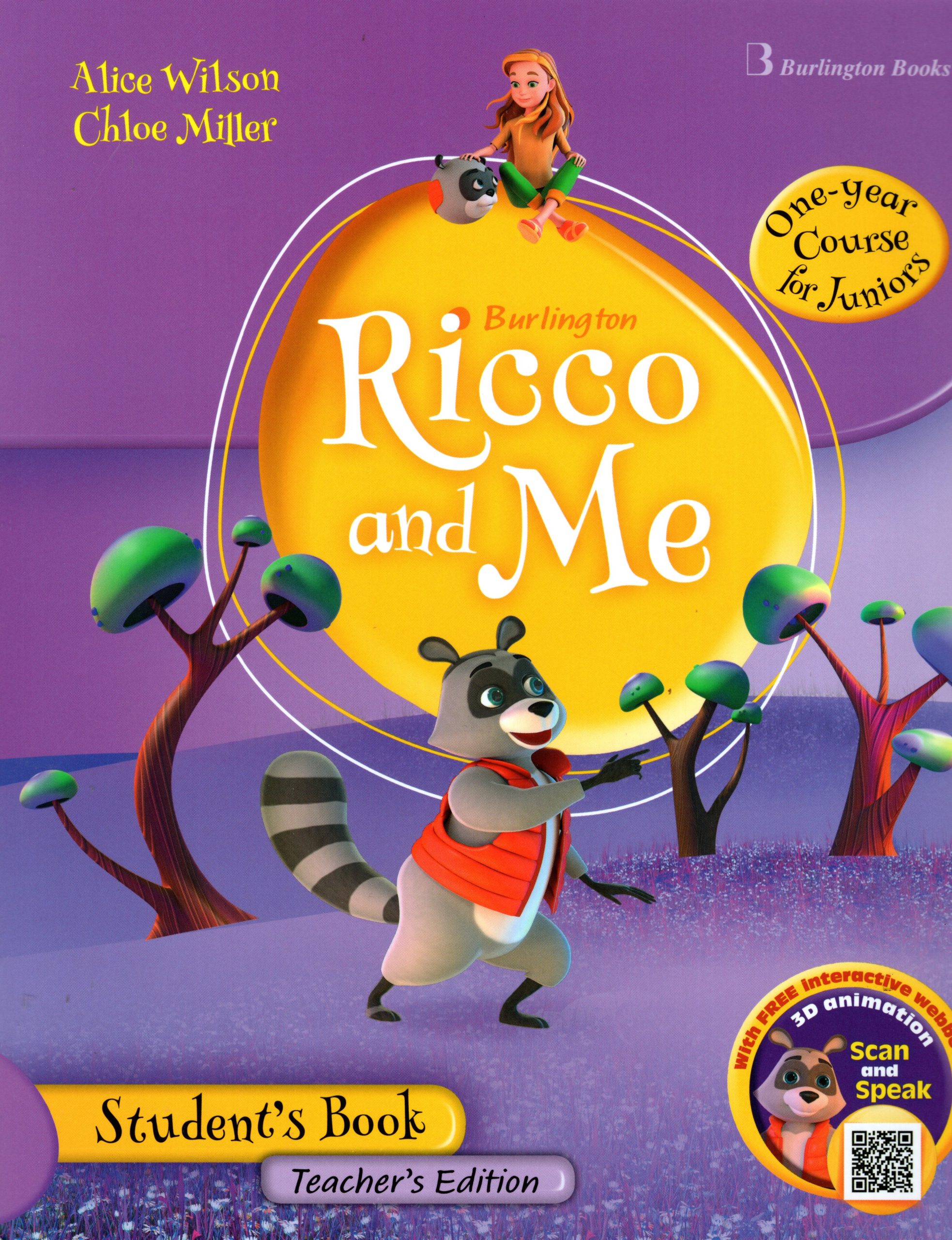 Ricco and Me One Year Course A+B Junior Student's Book Teacher's Edition + QR Code