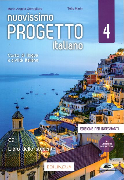 Nuovissimo Progetto italiano 4  Libro dello studente edizione per insegnanti + CD Audio