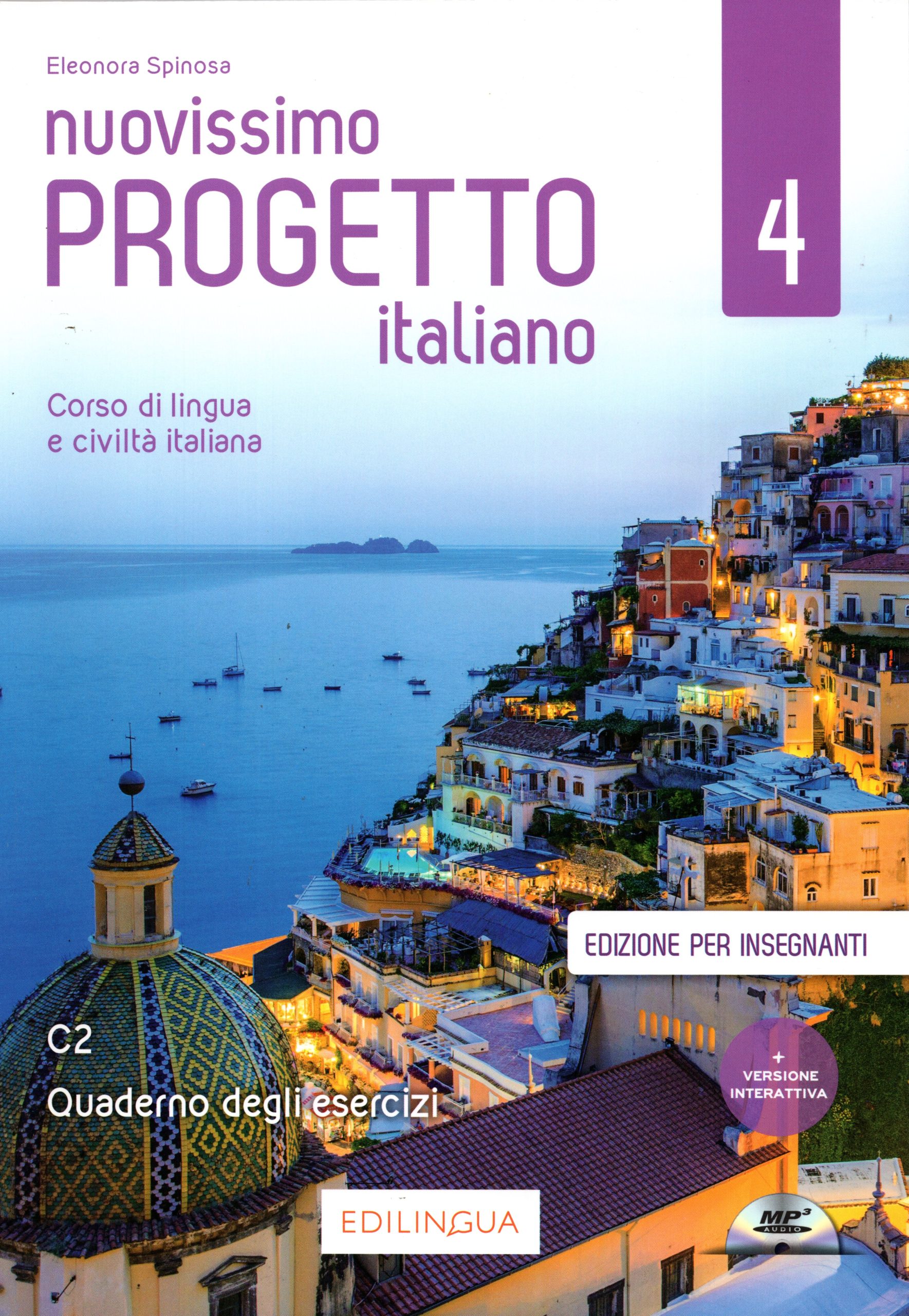 Nuovissimo Progetto italiano 4 Quaderno degli esercizi edizione per insegnanti + CD Audio