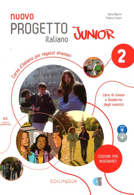 Nuovo Progetto italiano Junior 2 Edizione per insegnanti + CD + DVD Video