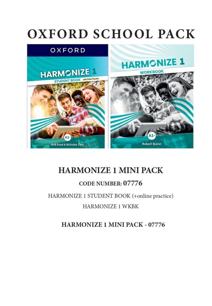 HARMONIZE 1 MINI PACK -07776 HARMONIZE 1 MINI PACK -07776