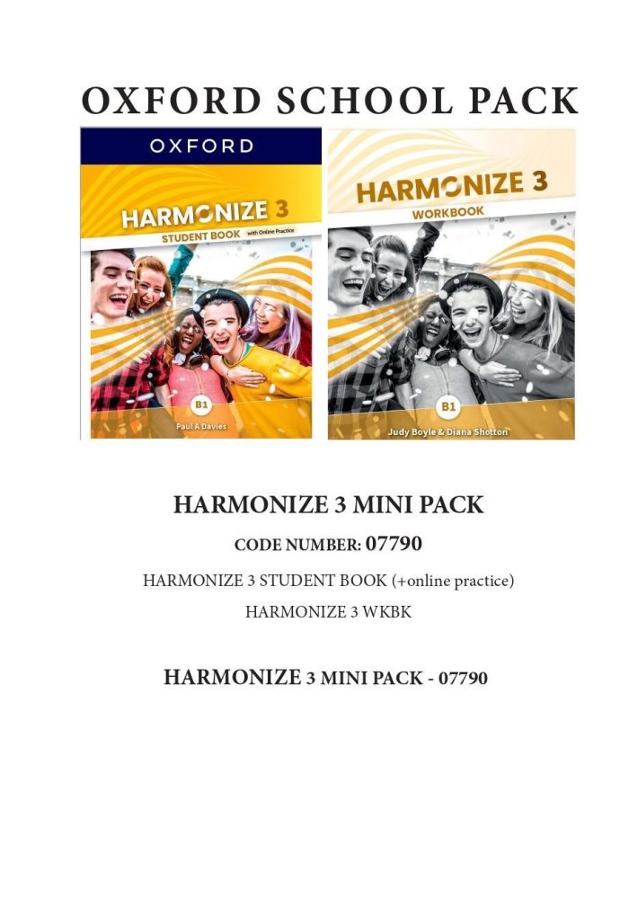 HARMONIZE 2 MINI PACK -07790 HARMONIZE 2 MINI PACK -07790