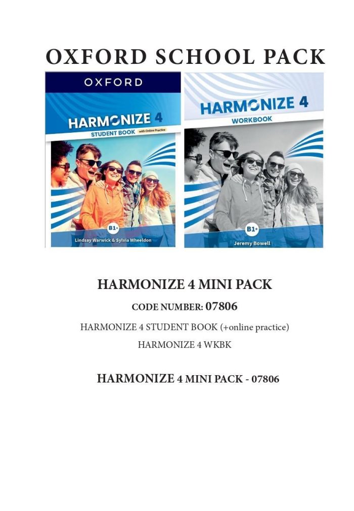 HARMONIZE 4 MINI PACK -07806 HARMONIZE 4 MINI PACK -07806