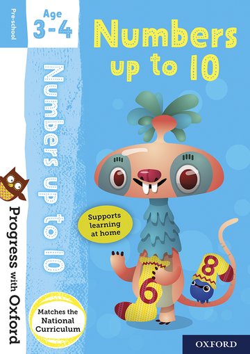 Progress with Oxford: Numbers Age 3-4 Prepare for School with Essential Maths Skills