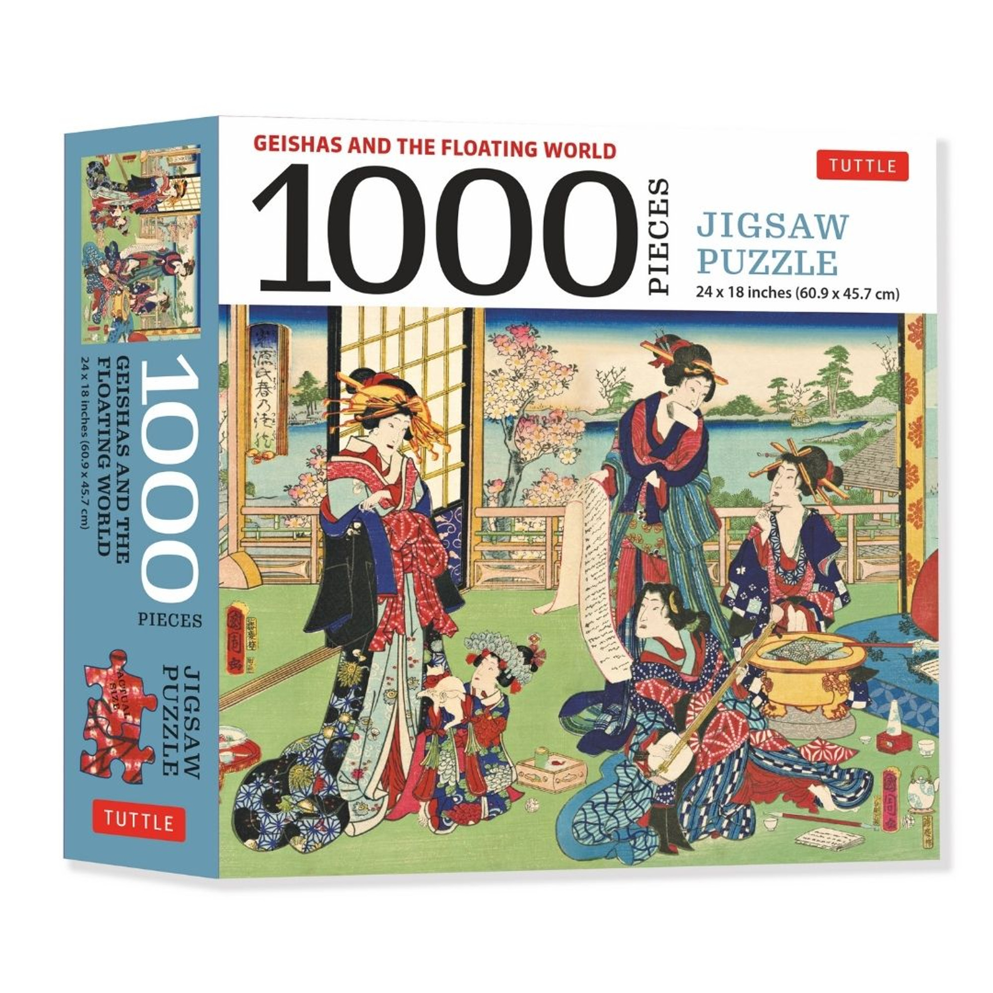 Geishas and the Floating World - 1000 Piece Jigsaw Puzzle