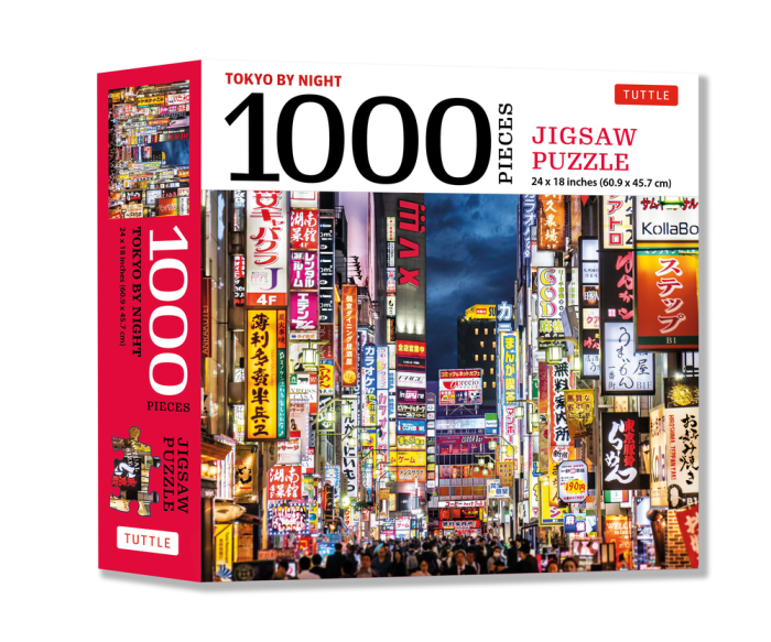 Tokyo by Night - 1000 Piece Jigsaw Puzzle Tokyo by Night - 1000 Piece Jigsaw Puzzle