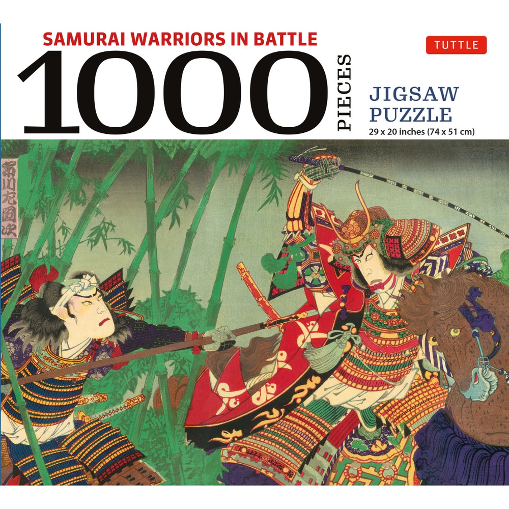Samurai Warriors in Battle- 1000 Piece Jigsaw Puzzle