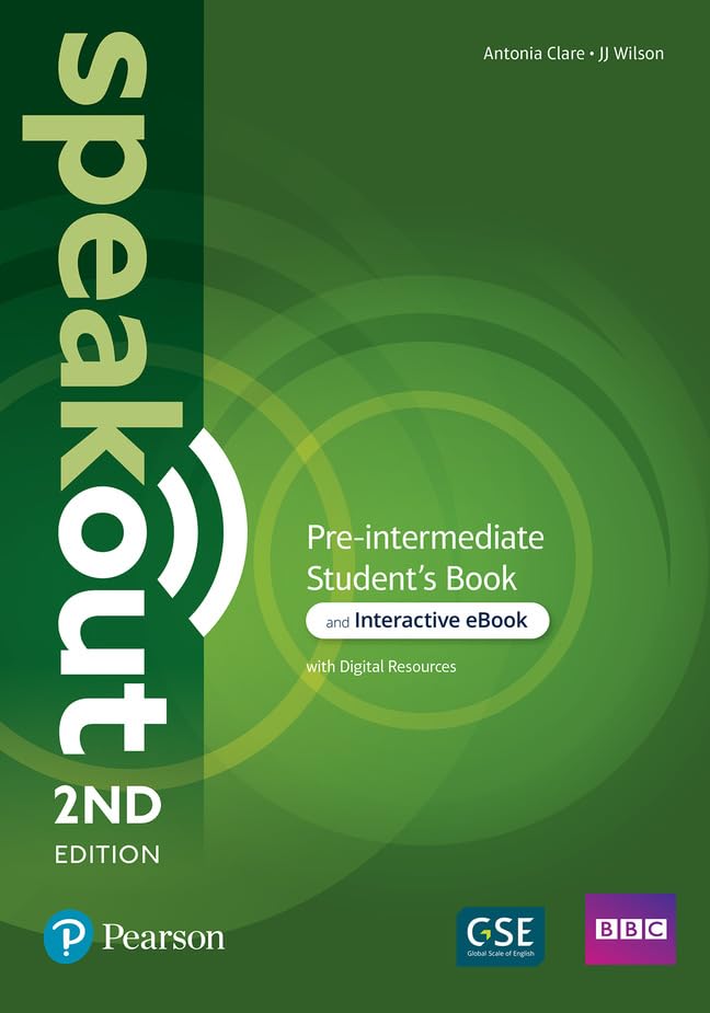 Speakout Pre-intermediate Student’s Book & Interactive eBook with Digital Resources Access Code 2nd edition