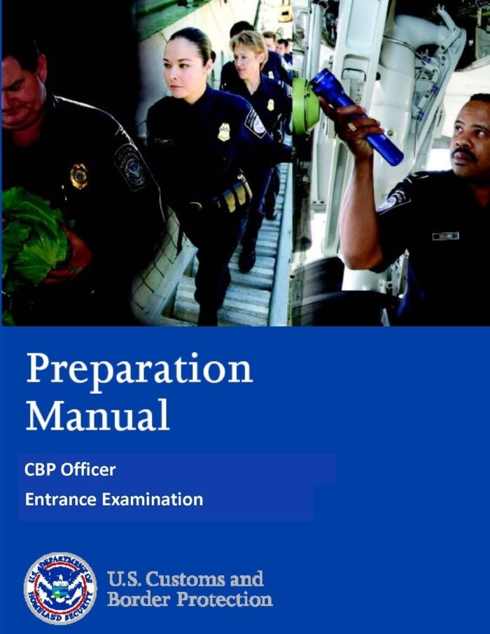Preparation Manual - CBP Officer Entrance Examination Preparation Manual - CBP Officer Entrance Examination