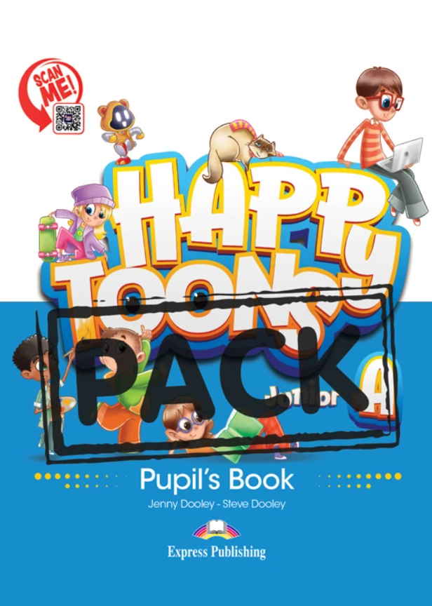 HappyToons Junior A Pupil's Pack (with Alphabet Book & DigiBooks App)