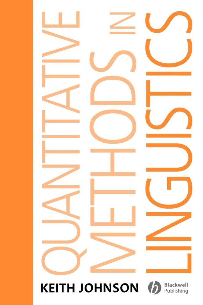 Quantitative Methods In Linguistics Quantitative Methods In Linguistics