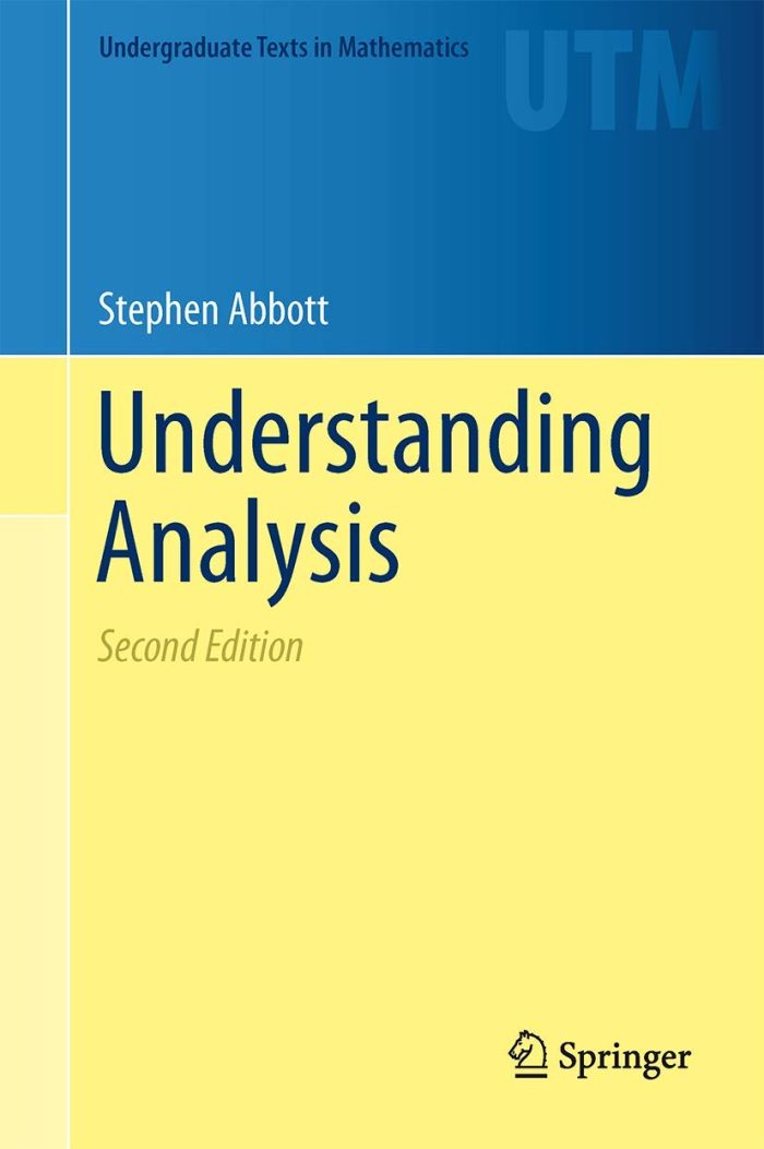 Understanding Analysis Understanding Analysis