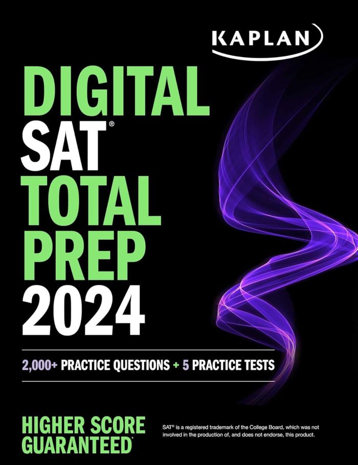 Digital SAT Total Prep 2024 with 2 Full Length Practice Tests, 1,000+ Practice Questions, and End of Chapter Quizzes Digital SAT Total Prep 2024 with 2 Full Length Practice Tests, 1,000+ Practice Questions, and End of Chapter Quizzes