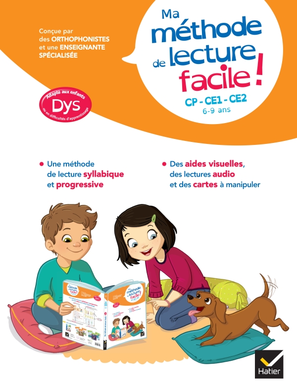 Ma methode de lecture syllabique facile ! adaptee aux enfants DYS ou en difficulte d'apprentissage