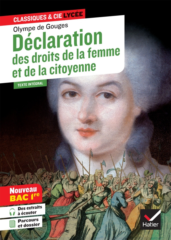 Declaration des droits de la femme et de la citoyenne (oeuvre au programme Bac 2024, 1re G & T)