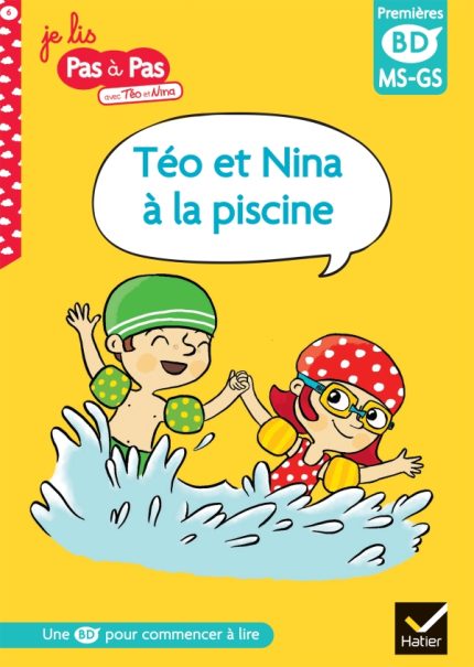 Teo et Nina a la piscine