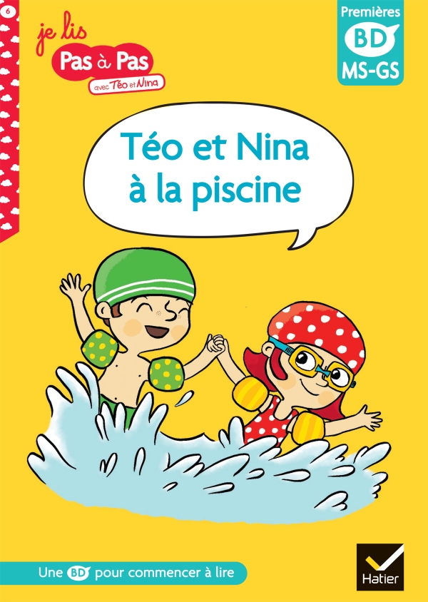 Teo et Nina a la piscine