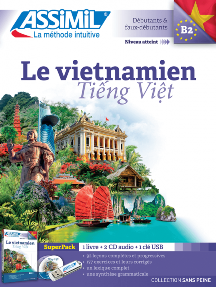 Le vietnamien 1 book + 2 audio CDs + 1 USB stick (MP3 files)