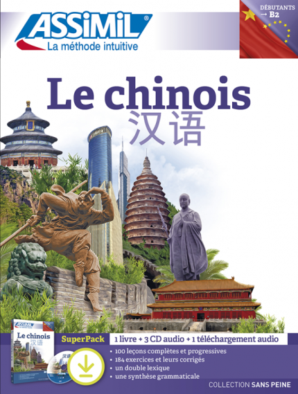 Le chinois 1 book + 3 audio CDs + Downloadable MP3 files