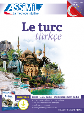 Le turc 1 book + 4 audio CDs + Downloadable MP3 files