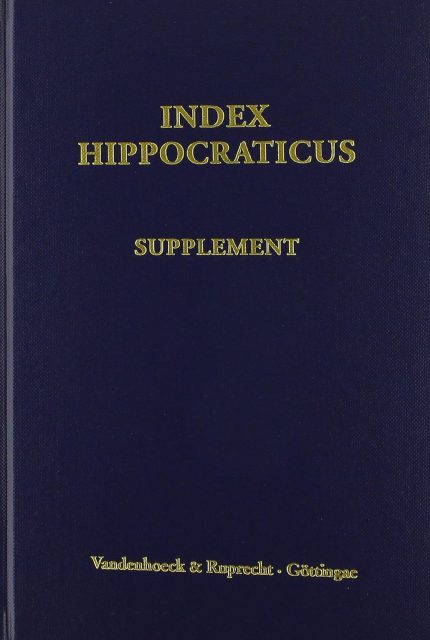 Index Hippocraticus Supplement