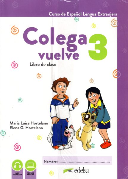 Colega Vuelve 3 A2.1 Pack (Libro del Alumno + Cuaderno de Ejercicios) + Audio descargable + Recursos Digitales