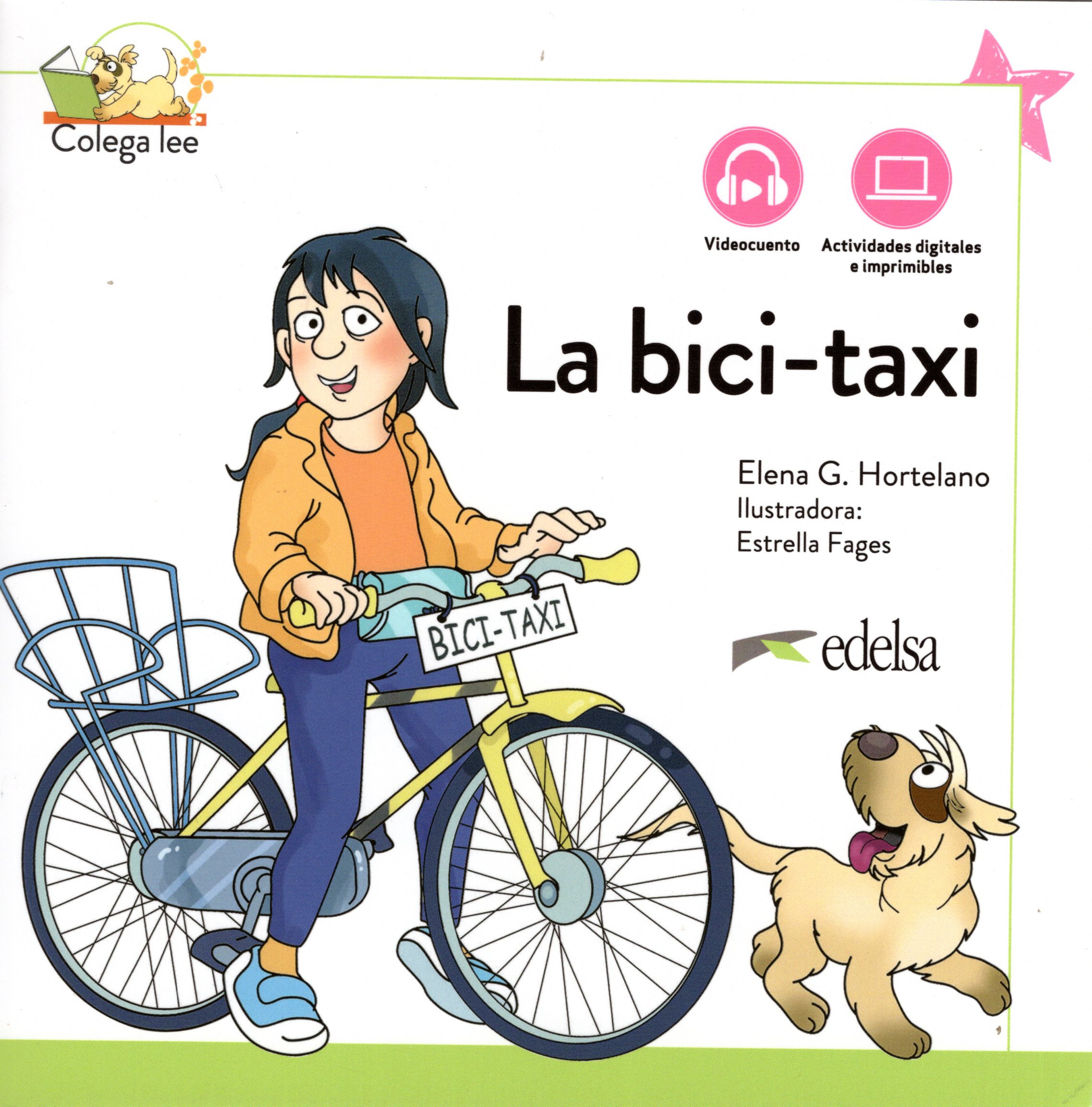 La bici-taxi Nivel 2 (Colega Lee) + Videocuento + Actividades digitales e imprimibles