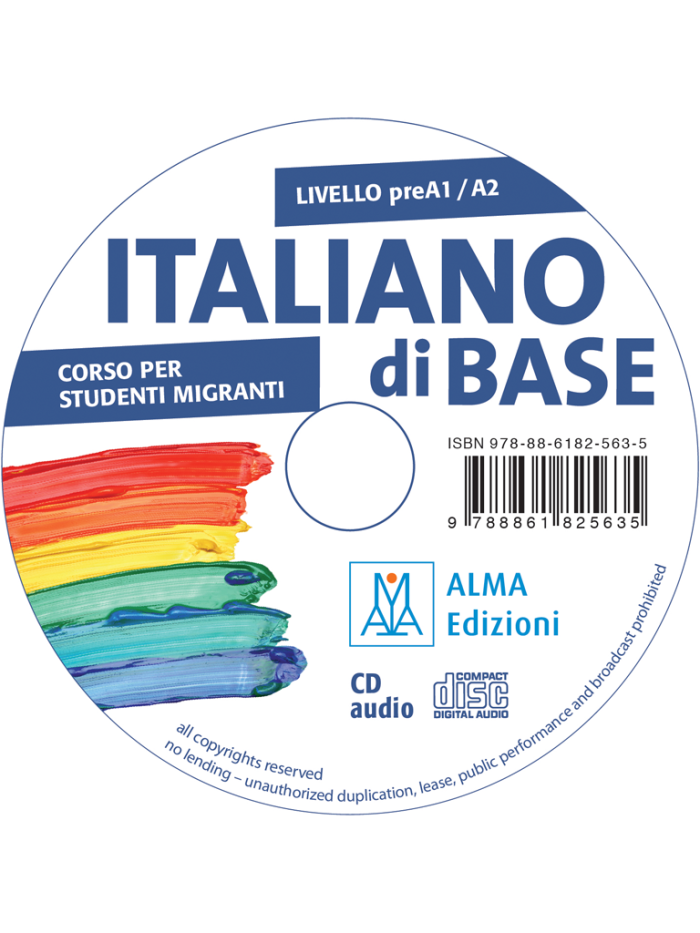 ITALIANO di BASE preA1/A2 CD audio ITALIANO di BASE preA1/A2 CD audio