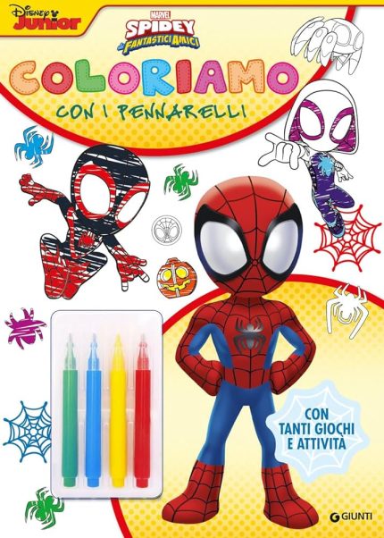 Coloriamo con i pennarelli - Spidey e i suoi fantastici amici