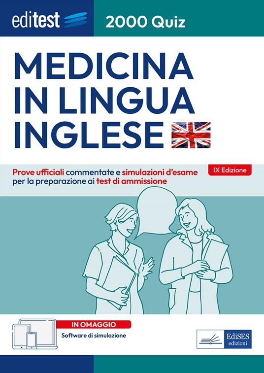 EdiTEST Medicina in lingua inglese Prove ufficiali Con software di simulazione online