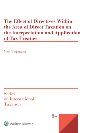 The Effect of Directives Within the Area of Direct Taxation on the Interpretation and Application of Tax Treaties