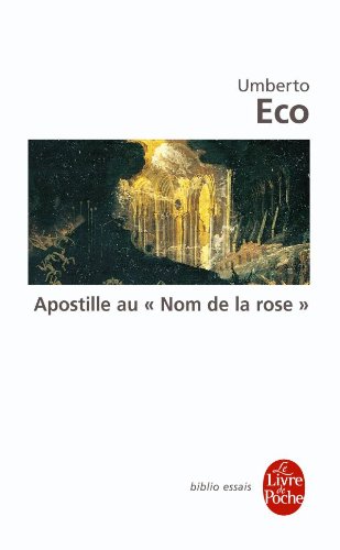 APOSTILLE AU NOM DE LA ROSE - U ECO