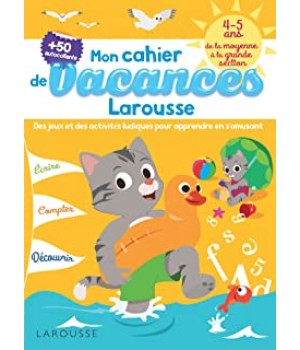 CAHIER DE JEUX DE VACANCES LAROUSSE 4-5 ANS - BEATRIX LOT