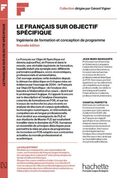 COLLECTION F : LE FRANCAIS SUR OBJECTIF SPECIFIQUE -
