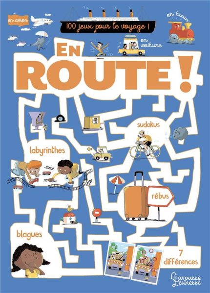 EN ROUTE: CAHIER DE JEUX 100% VACANCES - SANDRA LEBRUN