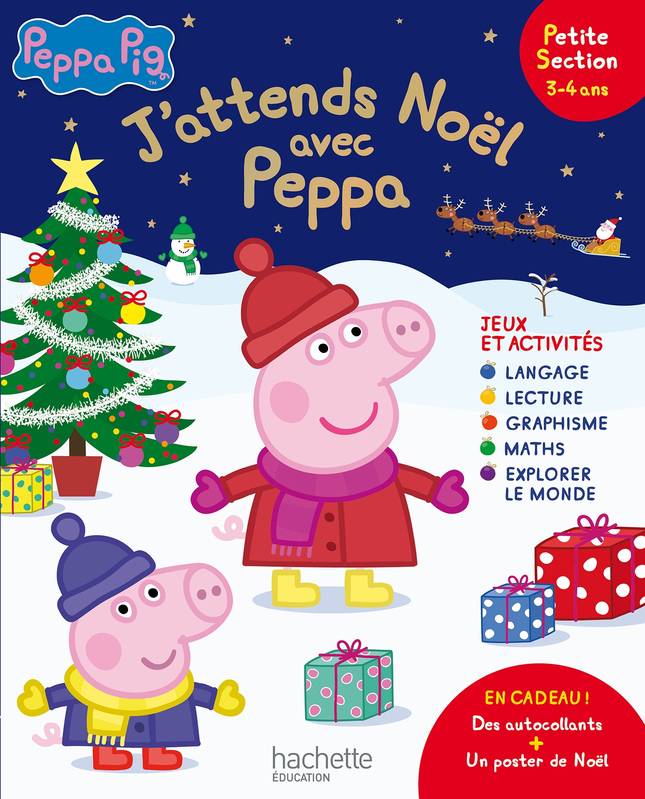 JATTENDS NOEL AVEC PEPPA - PETITE SECTION - COLLECTIF