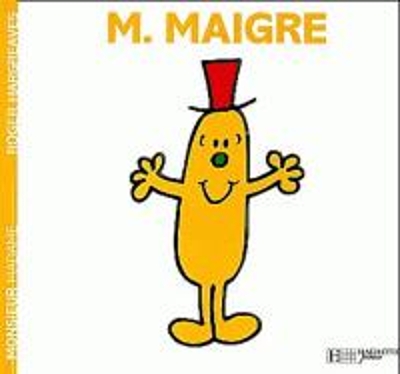 MONSIEUR MADAME - MONSIEUR MAIGRE - ROGER HARGREAVES