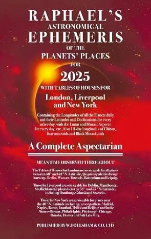 Raphael's Ephemeris 2025