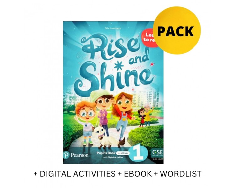 Rise and Shine 1 Learn to Read Pupils Book Pack + Digital Activities + Ebook + Wordlist