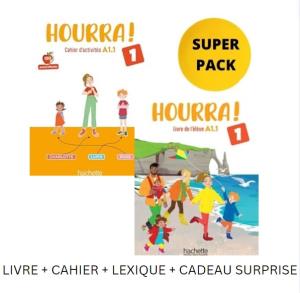 Hourra!1 Super Pack (Livre + Cahier+ Cadeau Surprise)