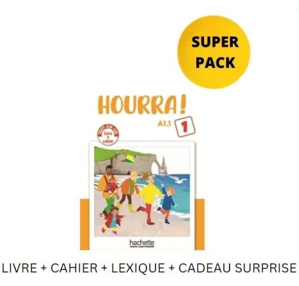 Hourra! Mini 1 Super Pack (Livre + Cahier + Lexique + Cadeau Surprise)