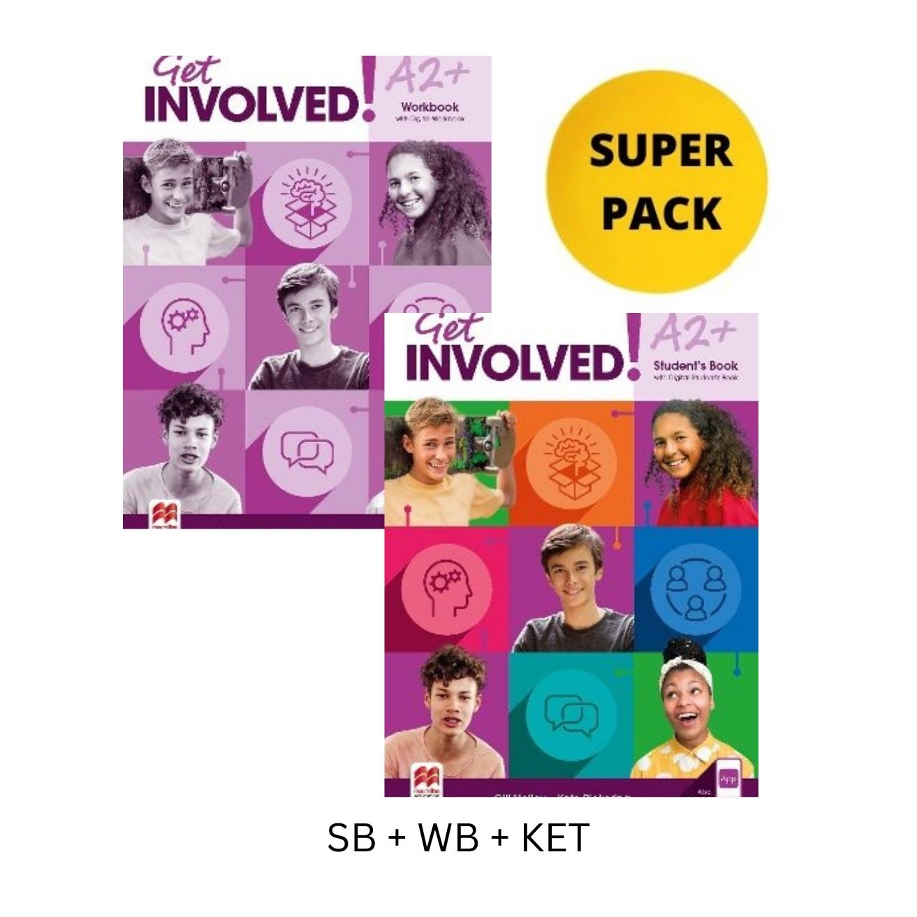 Get Involved A2+ Super Pack (Student's Book + Workbook + Ket) British Edition